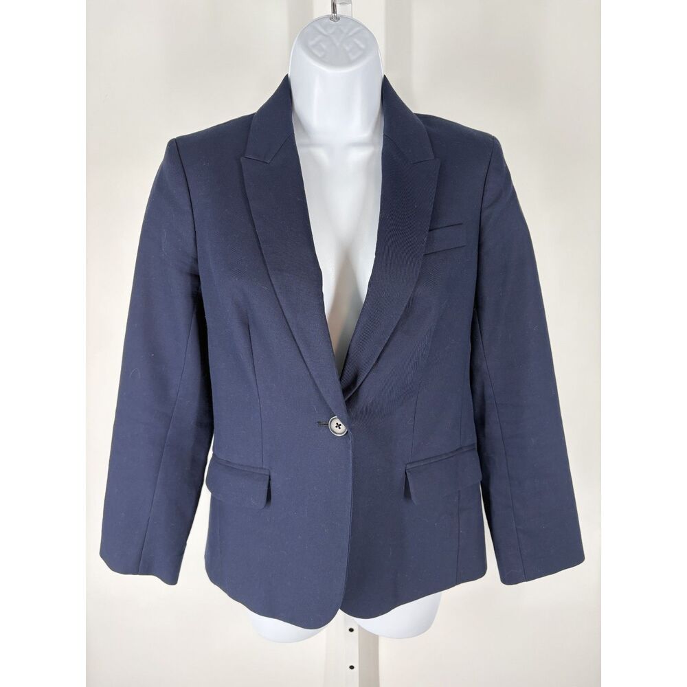 J. Crew navy blue suiting blazer